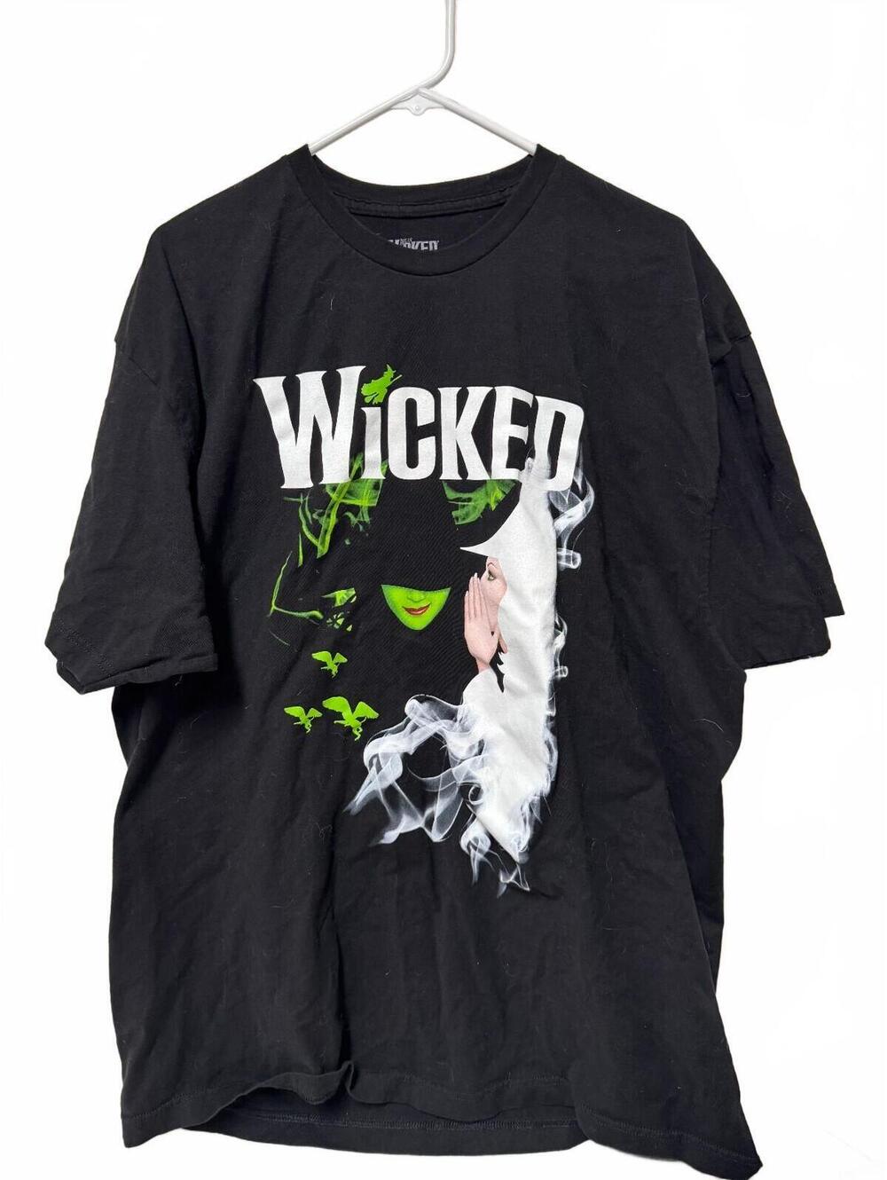 Wicked The Musical T-Shirt 3XL Black Cotton Broadway Graphic Tee Araca Group